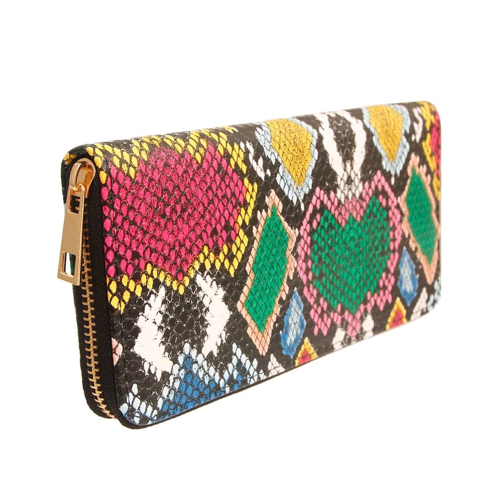 Ladies Snake Print Wallet.